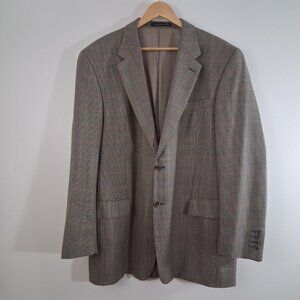 Vintage JONES NEW YORK 46T Tweed Blazer Wool Jacket Academia Woolmark Canada
